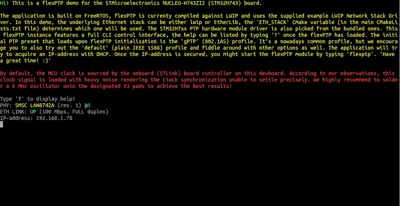 flexPTP CLI